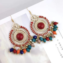 Load image into Gallery viewer, Bohemian Vintage Style Tassel Earrings with Beads ITDinos®