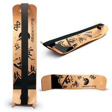 Lade das Bild in den Galerie-Viewer, 4Balancing Balance Board for Kids - Slackline Wooden Wobble Board - Slackboard Balance Trainer for Coordination - Training for Skateboard Football Soccer Baseball Basketball - Snowboarding Panda ITDinos®