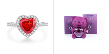 Load image into Gallery viewer, Eternal Rose Teddy Bear Jewelry Gift Box with Necklace ITDinos®