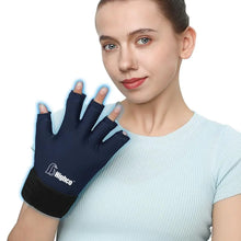 Lade das Bild in den Galerie-Viewer, Kompressions-Eishandschuh für Hand- und Fingerarthritis zur Schmerzlinderung, Eisbeutelhandschuhe für Arthritis, Heiß- und Kalttherapie, Eisbeutelhandschuhe für Handgelenke, Daumen-Eisbeutelwickel für Arthritis, Schwellungen, Sehnenentzündung (Marineblau)