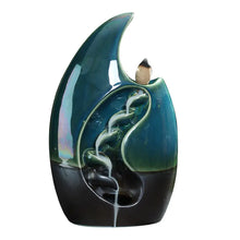 Load image into Gallery viewer, Ceramic Backflow Incense Burner with Mountain Design ITDinos®