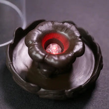 Load image into Gallery viewer, Handmade Purple Clay Backflow Incense Burner Decor ITDinos®