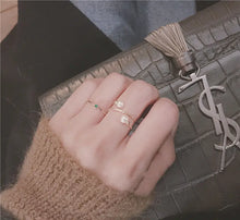 Lade das Bild in den Galerie-Viewer, 14K Gold-Plated Freshwater Pearl Ring for Women ITDinos®