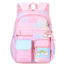 Load image into Gallery viewer, Girls' Gradient Color Backpack for Elementary Students ITDinos®
