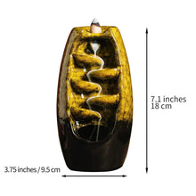 Load image into Gallery viewer, Ceramic Backflow Incense Holder with 10 Cones Decor ITDinos®