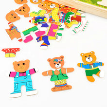 Load image into Gallery viewer, Colorful Wooden Dress-Up Puzzle Toy for Kids ITDinos®