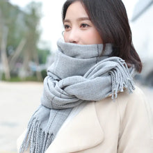 Load image into Gallery viewer, Plaid Scarf for Women - Thick Warm Shawl for Winter