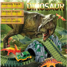 Load image into Gallery viewer, Dinosaur Electric Track Car Toy - DIY 3D Puzzle Set ITDinos®