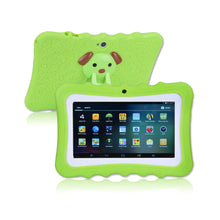 Lade das Bild in den Galerie-Viewer, 7 Zoll Android Kinder Tablet WIFI Tablet mit Ledertasche Tablet Android Geschenk Kinder Tablet