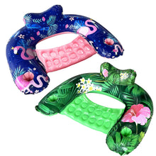 Load image into Gallery viewer, Inflatable Pool Float Chair - 2 Pack Pool Floating Chair Adult Pool Float Seat with Cup Holder and Headrest Portable Lounge Floats for Swimming Pool Party Toy Floaties Beach Floaty๏ผXL๏ผ ITDinosยฎ