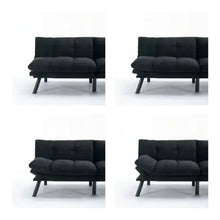 Lade das Bild in den Galerie-Viewer, Black Convertible Folding Modern Sofa Bed ITDinos®
