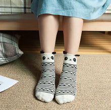 Load image into Gallery viewer, Cute Cartoon Women's Cotton Socks with Animal Ears ITDinos®