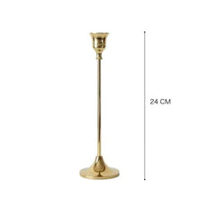 Load image into Gallery viewer, Elegant Vintage Gold Candle Holder