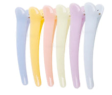 Lade das Bild in den Galerie-Viewer, Bunte Haarspangen aus Kunststoff in Entenschnabelform (koreanischer Stil)