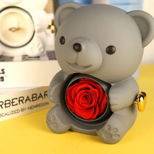 Load image into Gallery viewer, Eternal Rose Teddy Bear Jewelry Gift Box with Necklace ITDinos®