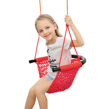 Load image into Gallery viewer, Hi-Na Kids Tree Swing Seat for Kids Rope Swing Seat Indoor Swing for Kids Outdoor Backyard Swing Tree Swing Seat Door Swing (Red) ITDinos®