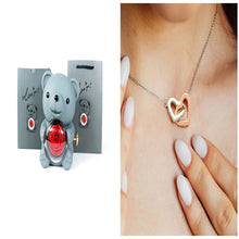 Load image into Gallery viewer, Eternal Rose Teddy Bear Jewelry Gift Box with Necklace ITDinos®
