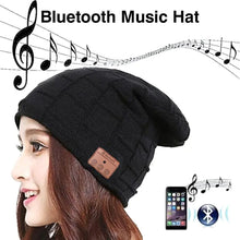 Load image into Gallery viewer, Knit Fleece Hat with Bluetooth Headphones (Music Cap) ITDinos®