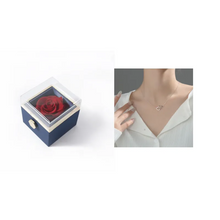 Load image into Gallery viewer, Fashion Acrylic Rotating Rose Jewelry Box ITDinos®