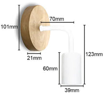 Load image into Gallery viewer, Modern Minimalist Iron Wall Lamp for Bedroom and Hallway