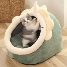 Lade das Bild in den Galerie-Viewer, Cat Litter Villa Semi-enclosed Removable And Washable Cat House ITDinos®