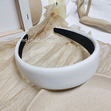 Load image into Gallery viewer, Wide Headband with Lychee Leather Design