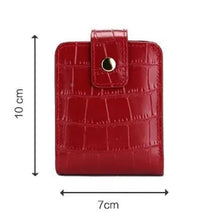 Load image into Gallery viewer, Chic Croc Cosmetic Case with Mirror