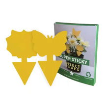 Load image into Gallery viewer, Double-Sided Yellow Sticky Insect Trap for Gardens