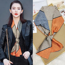 Load image into Gallery viewer, Chic Long Silk Scarf for Women - Versatile Spring Accessory
