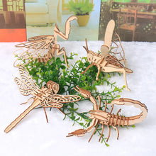 Load image into Gallery viewer, DIY Wooden Insect Model Puzzle for Kids (3D Craft) ITDinos®