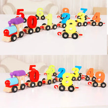Load image into Gallery viewer, Colorful Wooden Number Train Building Blocks Toy ITDinos®