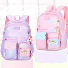 Load image into Gallery viewer, Girls' Gradient Color Backpack for Elementary Students ITDinos®