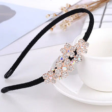 Load image into Gallery viewer, Butterfly Hair Band with Rhinestone Clips