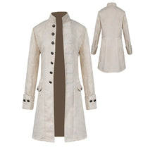 Load image into Gallery viewer, Men's Gothic White Tailcoat - Victorian Steampunk Jacket
