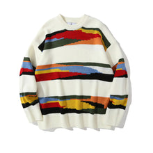 Load image into Gallery viewer, Men's Contrast Color Striped Knitted Sweater ITDinos®