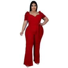 Load image into Gallery viewer, Chic Plus Size Ruffled Jumpsuit