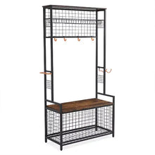 Load image into Gallery viewer, Garage Sports Equipment Storage Rack With Bench Storage Rack ITDinos®