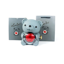 Load image into Gallery viewer, Eternal Rose Teddy Bear Jewelry Gift Box with Necklace ITDinos®