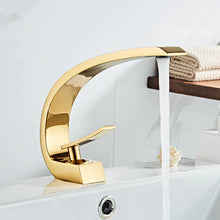 Load image into Gallery viewer, Nordic Copper Hot and Cold Basin Faucet