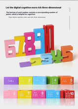 Load image into Gallery viewer, Wooden Number Blocks Set