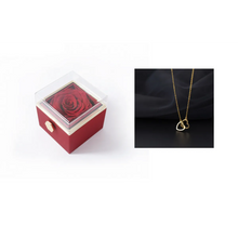 Load image into Gallery viewer, Fashion Acrylic Rotating Rose Jewelry Box ITDinos®