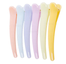 Lade das Bild in den Galerie-Viewer, Bunte Haarspangen aus Kunststoff in Entenschnabelform (koreanischer Stil)