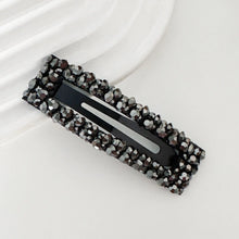 Load image into Gallery viewer, Korean Style Rectangular BB Hair Clip with Rhinestones