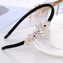 Load image into Gallery viewer, Butterfly Hair Band with Rhinestone Clips