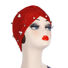 Load image into Gallery viewer, Cap in Solid Color with Shiny Fabric