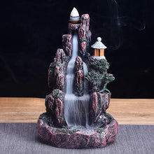 Load image into Gallery viewer, Creative LED Backflow Incense Burner with Resin Art ITDinos®