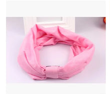 Load image into Gallery viewer, Exaggerated Wide Headband in Solid Cotton Fabric