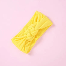 Load image into Gallery viewer, Nylon Headband with Cross Chinese Knot for Babies