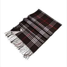 Load image into Gallery viewer, Cashmere Scarf for Men and Women, Plaid Design