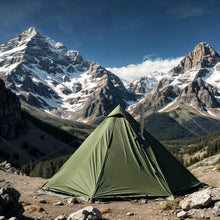 Lade das Bild in den Galerie-Viewer, Camping Hot Tent with Wood Stove Jack Winter Teepee Tent 4 Season Backpacking Tent for Survival Hunting Military Fishing ITDinos®